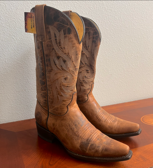 Cowboy Men's Boots Cedro Camel Color Puntal Style